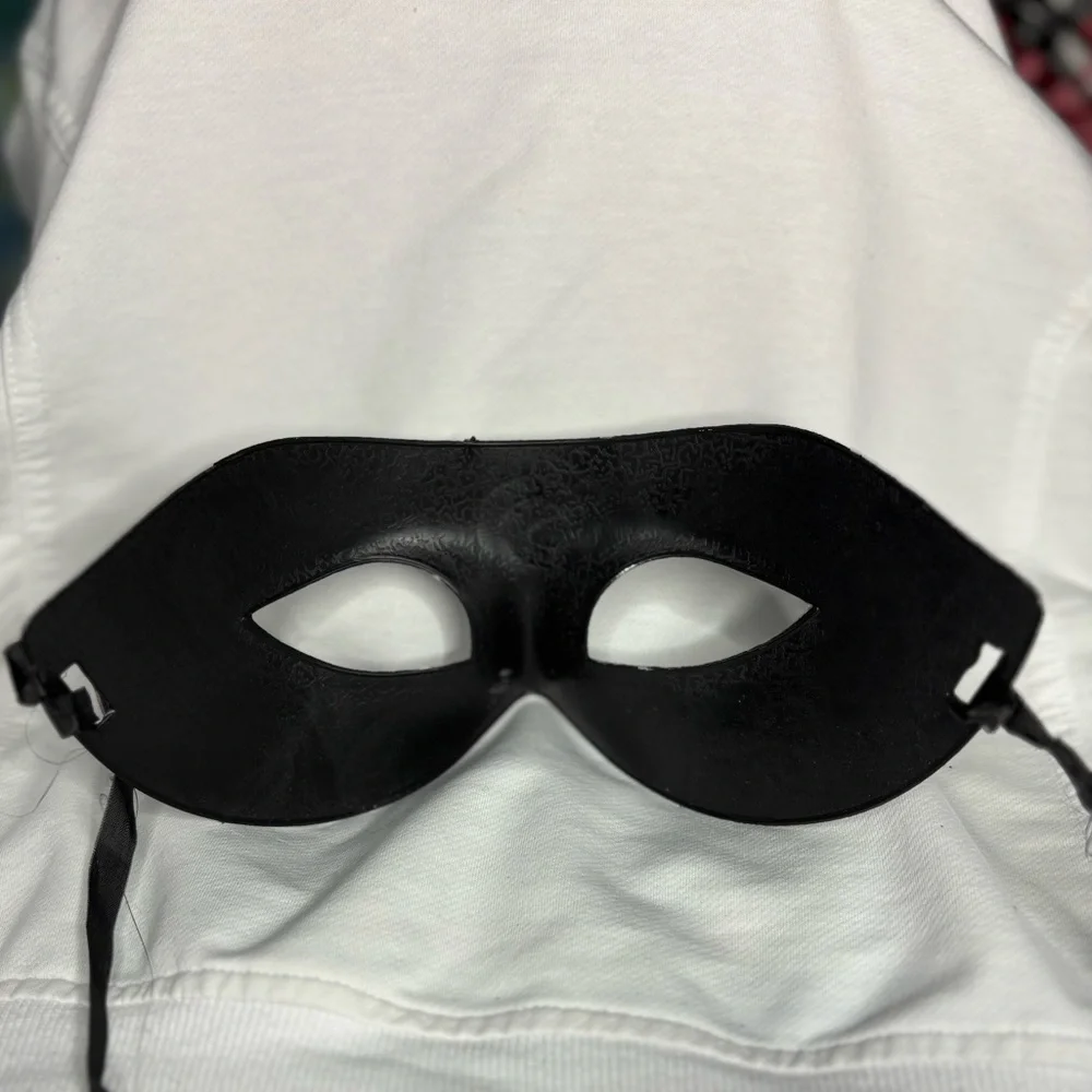 Black and Silver Masquerade Mask